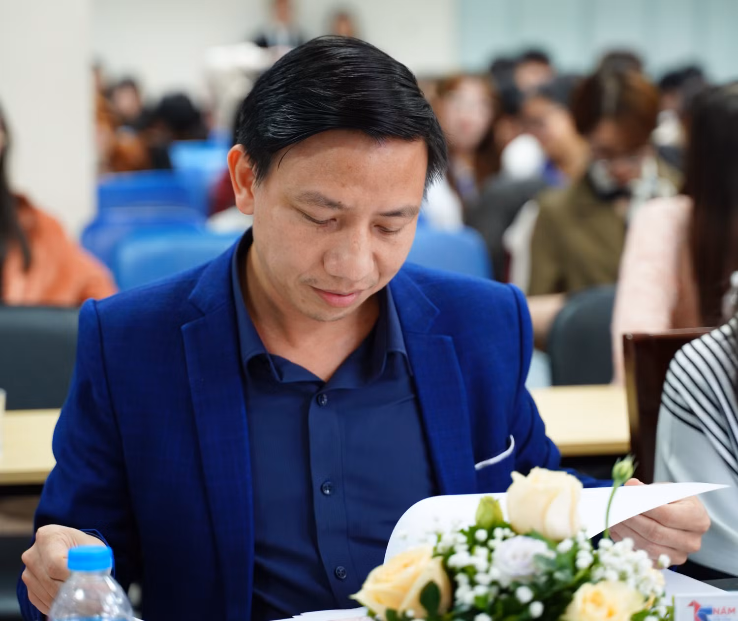 Ông Trịnh Ngọc Trúc - Phó giám đốc Công ty Công nghệ Thiên An. (Ảnh: Nhật Lệ)