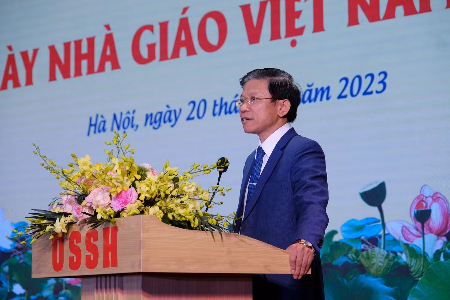 Giáo sư, Tiến sĩ Hoàng Anh Tuấn, Hiệu trưởng Trường Đại học Khoa học Xã hội và Nhân văn - Đại học Quốc gia Hà Nội. (Ảnh: website nhà trường)