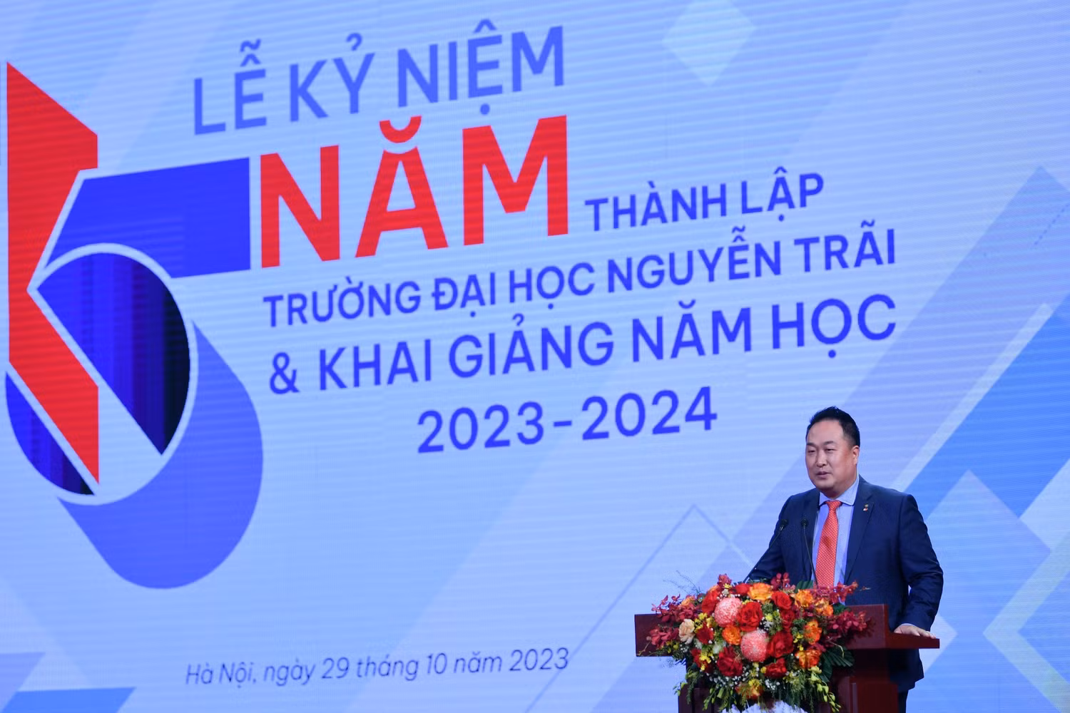 Ông Hong Sun, Chủ tịch Hiệp hội Doanh nghiệp Hàn Quốc tại Việt Nam. (Ảnh: Nhà trường cung cấp) Ông Hong Sun, Chủ tịch Hiệp hội Doanh nghiệp Hàn Quốc tại Việt Nam. (Ảnh: Nhà trường cung cấp)