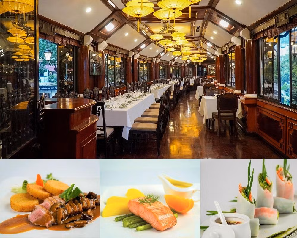 Không gian rộng rãi nhìn ra Hồ Gươm huyền thoại cùng các món ăn hấp dẫn hứa hẹn mang lại một trải nghiệm ẩm thực khó quên.