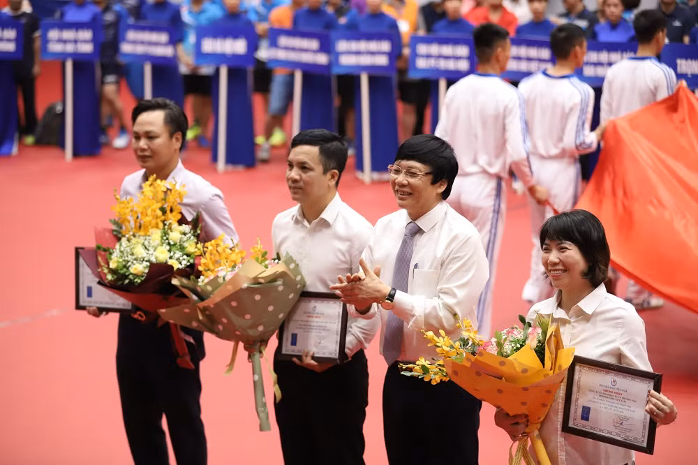 Giải Bóng bàn Cúp Hội Nhà báo Việt Nam là giải thưởng thường niên nhằm gắn kết các cơ quan báo chí, những người làm báo trên mọi miền Tổ quốc. (Ảnh: Vũ Nhật Minh)