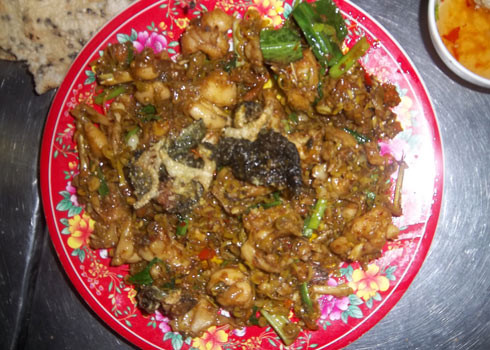 Đây là món ăn rất thường ngày ở vùng thôn quê Việt Nam.