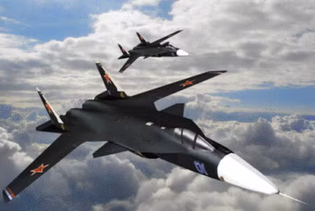 Su-47 được mệnh danh là “Đại bàng vàng” của Không quân Nga.