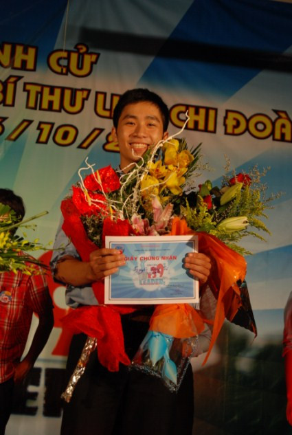 SV Nguyễn Đăng Vũ (Lớp LQT39A) đã trở thành Khóa trưởng K39.