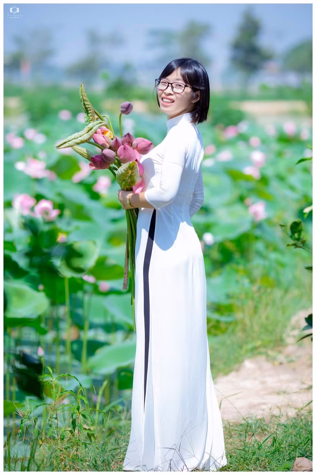 Cô Lê Thị Thúy Hường ( Phó hiệu trưởng trường Trung học cơ sở Thái Phương, huyện Hưng Hà, tỉnh Thái Bình). Ảnh: Nhân vật cung cấp