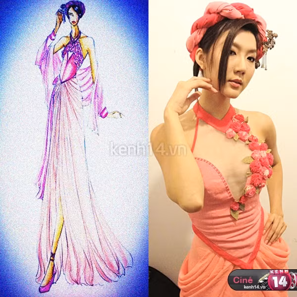 Ngọc Quyên thể hiện vẻ đẹp ngọt ngào, uyển chuyển, mềm mại... (Ảnh: kenh14) Xem thêm: Sao Việt và cuộc chạy đua "khoe" hàng hiệu nghìn đô Ngọc Quyên thể hiện vẻ đẹp ngọt ngào, uyển chuyển, mềm mại... (Ảnh: kenh14) Xem thêm: Sao Việt và cuộc chạy đua "khoe" hàng hiệu nghìn đô