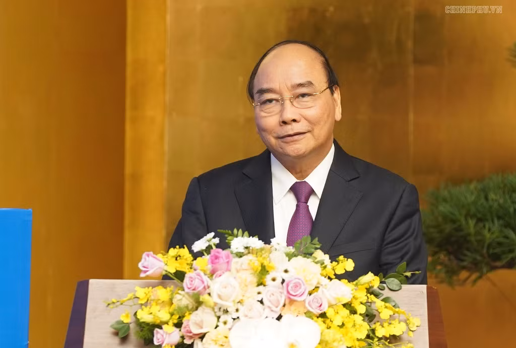 Thủ tướng phát biểu tại buổi lễ. Ảnh: VGP Thủ tướng phát biểu tại buổi lễ. Ảnh: VGP