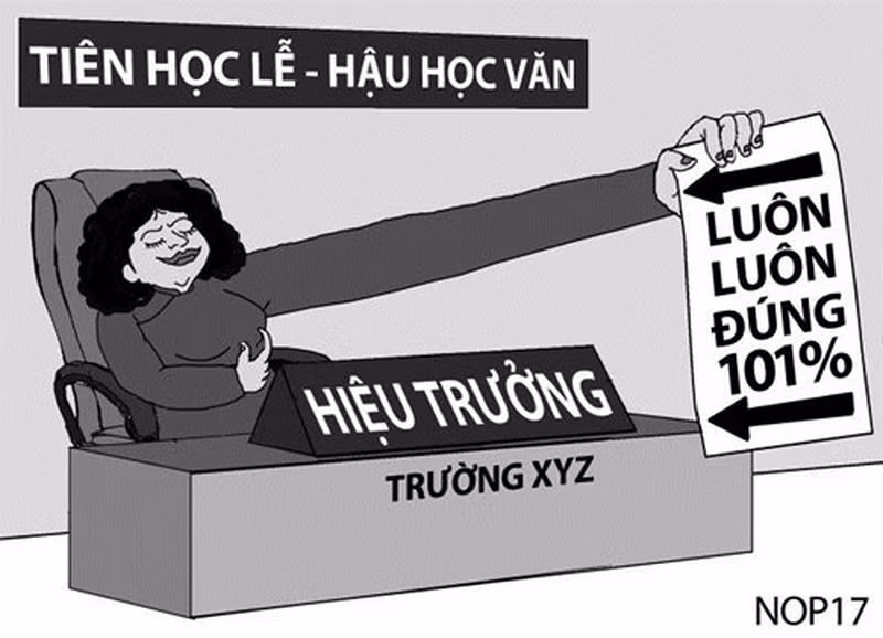 Trong ngành giáo dục vẫn còn rất nhiều những vị hiệu trưởng độc đoán, lộng quyền (Ảnh minh họa: NOP17).