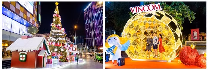 Ánh sáng rực rỡ của Giáng Sinh đã bao trùm hệ thống Vincom toàn quốc. Ánh sáng rực rỡ của Giáng Sinh đã bao trùm hệ thống Vincom toàn quốc.