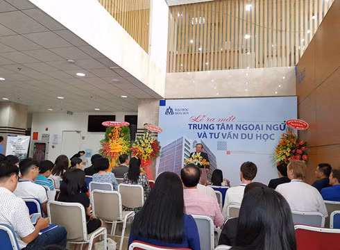 Ra mắt Trung tâm Ngoại ngữ và Tư vấn du học của Trường Hoa Sen ngày 9/9 (ảnh: P.L)