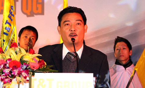 Ông Nguyễn Quốc Hội tự tin vào khả năng giữ được Công Vinh. Ảnh: Quang Minh