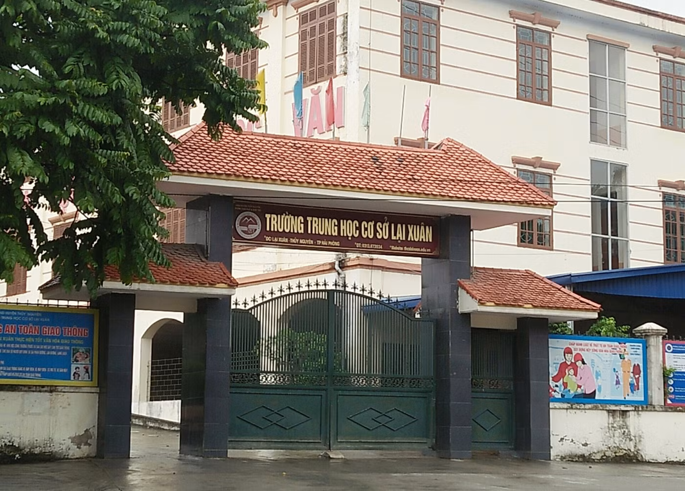 Nhiều khoản thu chi tại Trường Trung học cơ sở Lại Xuân được phụ huynh thắc mắc, cho rằng chưa đúng quy định (Ảnh: Lã Tiến)