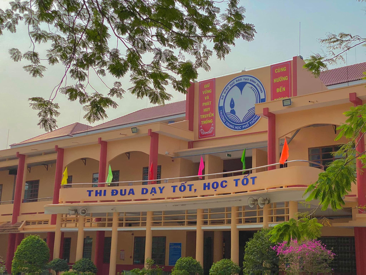 Trường trung học phổ thông An Mỹ, tỉnh Bình Dương (ảnh minh họa từ facebook trường)