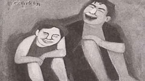 Nhân vật Chí Phèo - Thị Nở qua nét vẽ của họa sĩ Thành Chương
