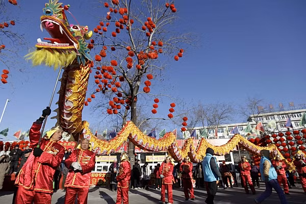Lễ hội múa rồng ở Bắc Kinh, Trung Quốc Lễ hội múa rồng ở Bắc Kinh, Trung Quốc