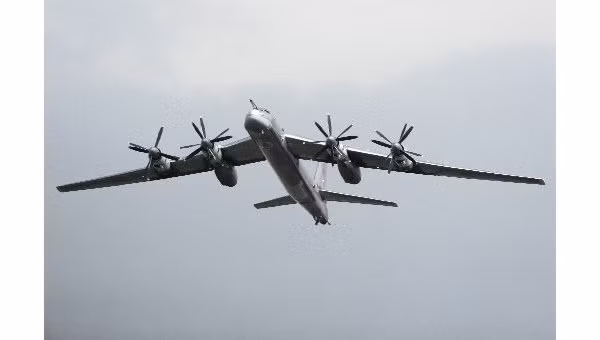 Máy bay ném bom chiến lược Tu-95 của Nga.