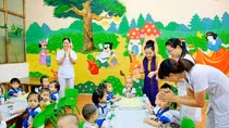 Giữ bếp ăn trường học sạch sẽ là chăm lo sức khỏe giáo viên và học sinh ảnh 3 Giữ bếp ăn trường học sạch sẽ là chăm lo sức khỏe giáo viên và học sinh ảnh 3