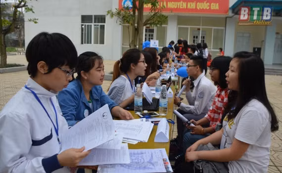 Hơn 80 học viên của tình Thái Bình được tư vấn tuyển sinh và phổ biến Luật Giáo dục nghề nghiệp (Ảnh: Báo Thái Bình) Hơn 80 học viên của tình Thái Bình được tư vấn tuyển sinh và phổ biến Luật Giáo dục nghề nghiệp (Ảnh: Báo Thái Bình)
