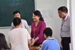 Phó Ban chỉ đạo thi quốc gia động viên thí sinh giữ gìn sức khỏe để thi tốt