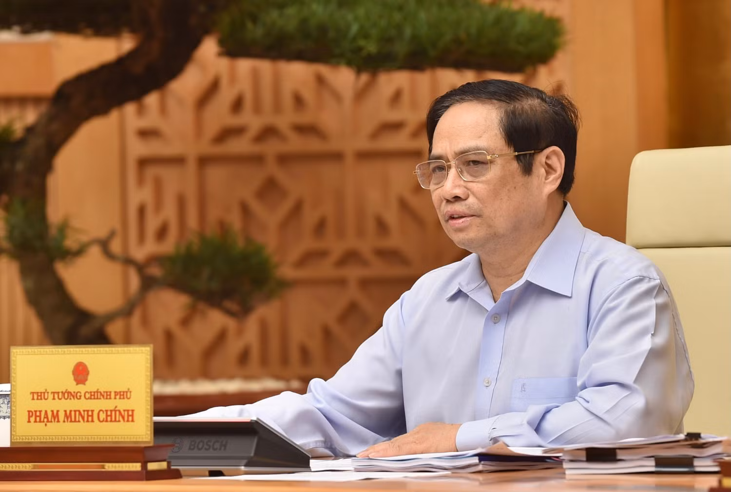 Thủ tướng Phạm Minh Chính làm Chủ tịch Ủy ban Quốc gia về chuyển đổi số. Ảnh: VGP