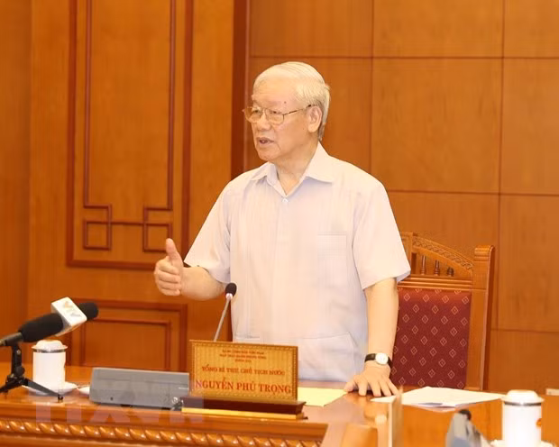Tổng Bí thư, Chủ tịch nước Nguyễn Phú Trọng, Trưởng Tiểu ban chủ trì họp Tiểu ban Nhân sự Đại hội XIII của Đảng. (Ảnh: Trí Dũng/TTXVN) Tổng Bí thư, Chủ tịch nước Nguyễn Phú Trọng, Trưởng Tiểu ban chủ trì họp Tiểu ban Nhân sự Đại hội XIII của Đảng. (Ảnh: Trí Dũng/TTXVN)
