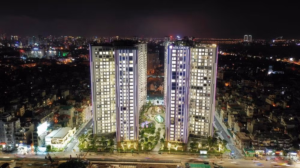 Imperia Sky Garden đang trong giai đoạn hoàn thiện những công đoạn cuối cùng.