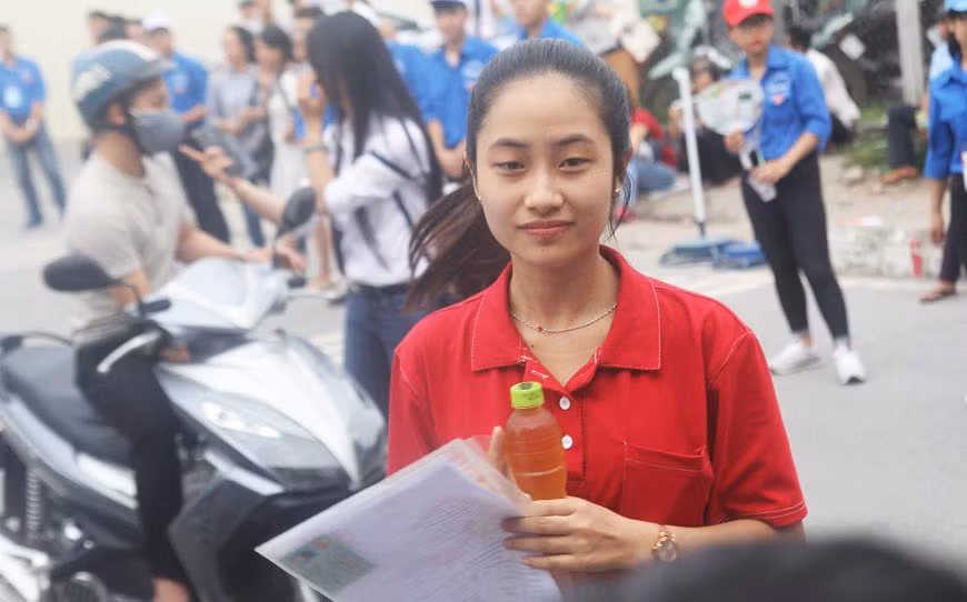 Đại học Công nghiệp Hà Nội là địa điểm duy nhất của toàn thành phố Hà Nội dành cho thí sinh tự do (Ảnh: Thùy Linh)