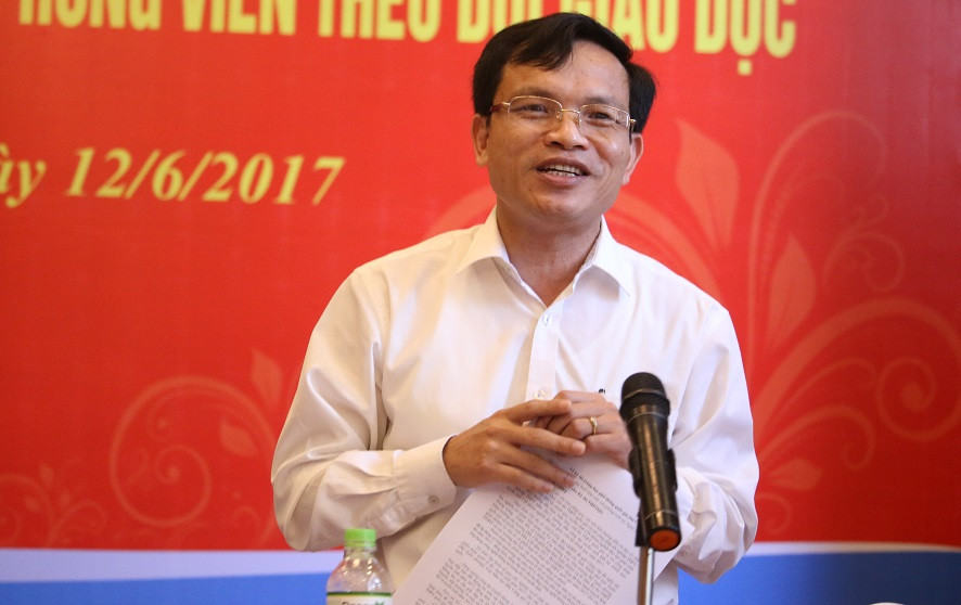 Theo ông Mai Văn Trinh, năm 2017, chỉ 75% thí sinh đăng ký dự thi quốc gia có nguyện vọng xét tuyển đại học, cao đẳng (Ảnh: Thùy Linh)