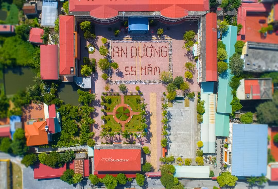 Trường Trung học phổ thông An Dương hôm nay.
