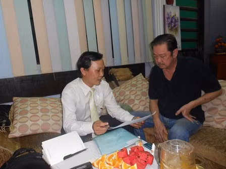 Trước đó, gia đình NSƯT Chánh Tín đã nhờ luật sư hỗ trợ pháp lý. Ảnh: Nhân vật cung cấp.