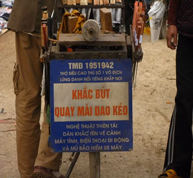 Khẳng định "thợ cao thủ số 1 vô địch lừng danh nổi tiếp khắp nơi". Ảnh: Internet.