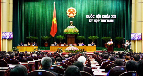Kỳ họp thứ 5 Quốc hội khóa 13 bế mạc vào chiều nay.