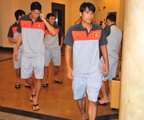 Một số hình ảnh ĐT Việt Nam hội quân chuẩn bị cho AFF Cup 2012.