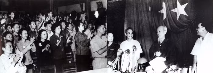 Chủ tịch Hồ Chí Minh huần thị tại Đại hội thi đua “Vì an ninh Tổ quốc, quyết tâm đánh thắng giặc Mỹ xâm lược”, Hà Nội ngày 12/10/1966. Chủ tịch Hồ Chí Minh huần thị tại Đại hội thi đua “Vì an ninh Tổ quốc, quyết tâm đánh thắng giặc Mỹ xâm lược”, Hà Nội ngày 12/10/1966.