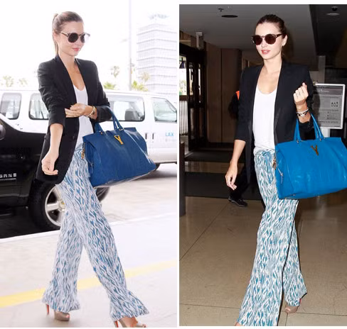 Miranda Kerr cũng là tín đồ của phong cách này.