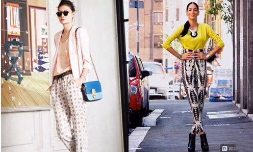 Phong cách quần Pijama: Một chút tinh tế khi kết hợp để làm nên cá tính.