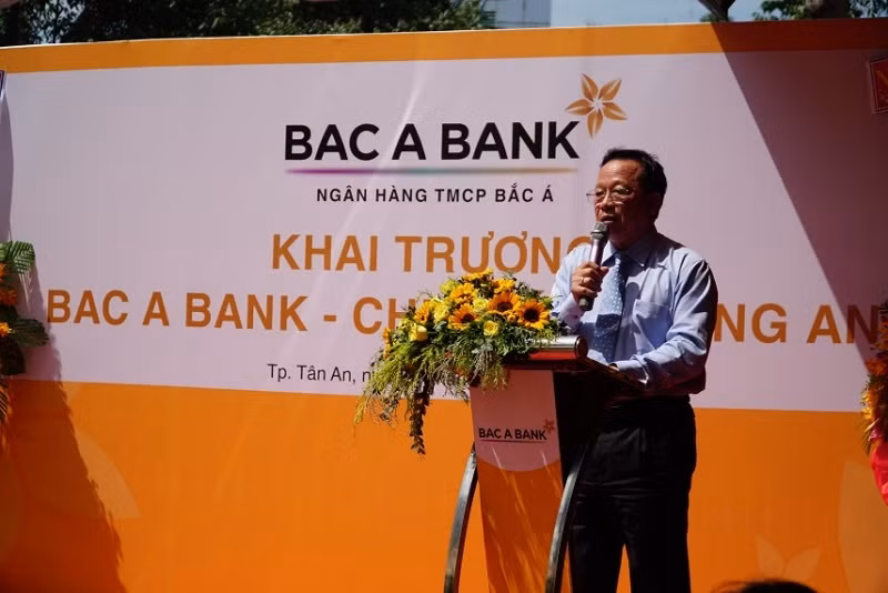 Ông Đào Văn Nghiệp, Giám đốc Ngân hàng Nhà nước Chi nhánh tỉnh Long An phát biểu chỉ đạo.