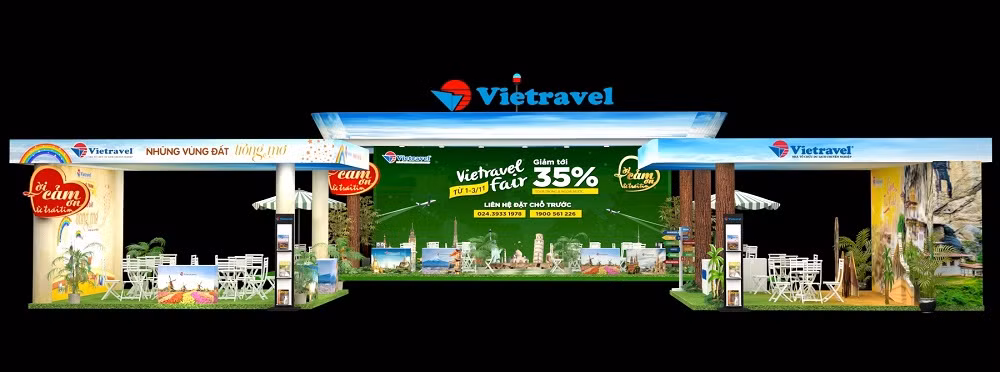 Gian hang Vietravel. Gian hang Vietravel.