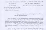 Huyện Vĩnh Thuận rà soát trả phụ cấp ưu đãi và thâm niên cho nhà giáo