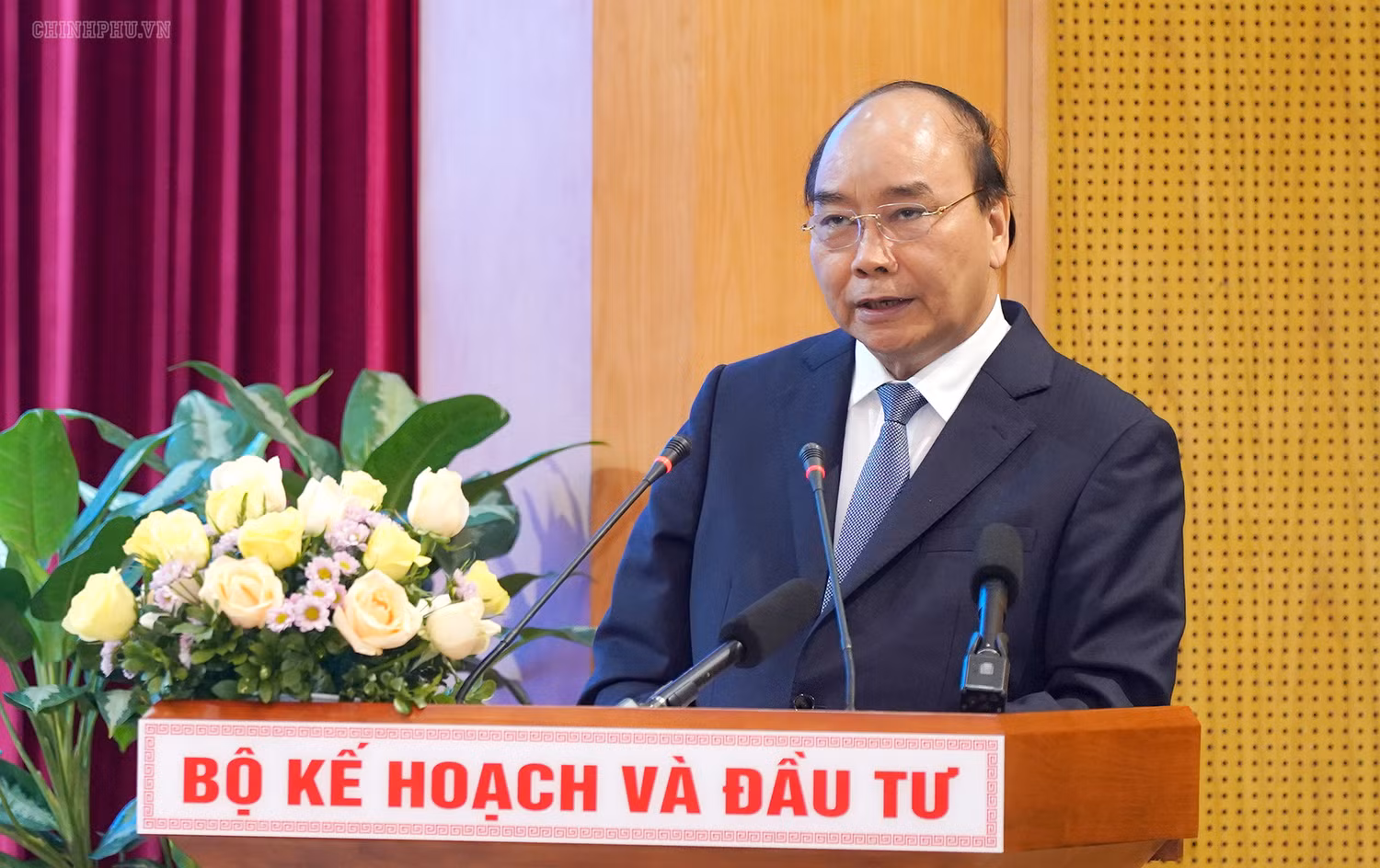 Thủ tướng phát biểu. Ảnh: VGP