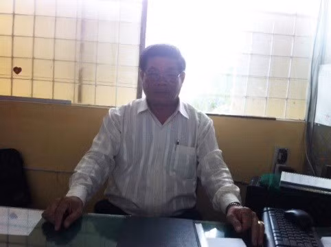 Hiệu trưởng trường THCS Thái Văn Nam - ông Võ Công Sơn sẽ bị điều chuyển theo nguyện vọng (ảnh: T.Q)