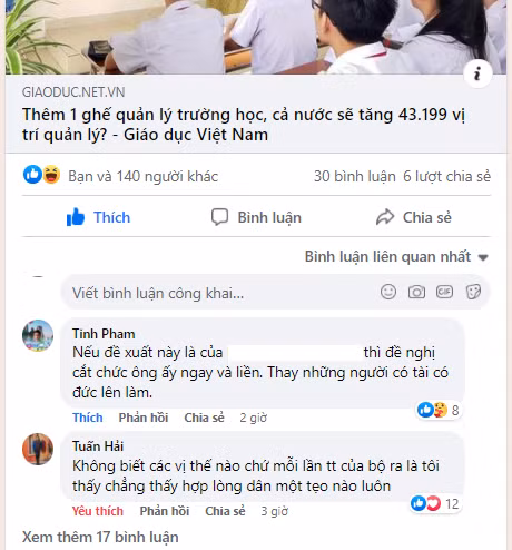 Ảnh chụp màn hình chia sẻ của giáo viên trên mạng xã hội do tác giả cung cấp Ảnh chụp màn hình chia sẻ của giáo viên trên mạng xã hội do tác giả cung cấp