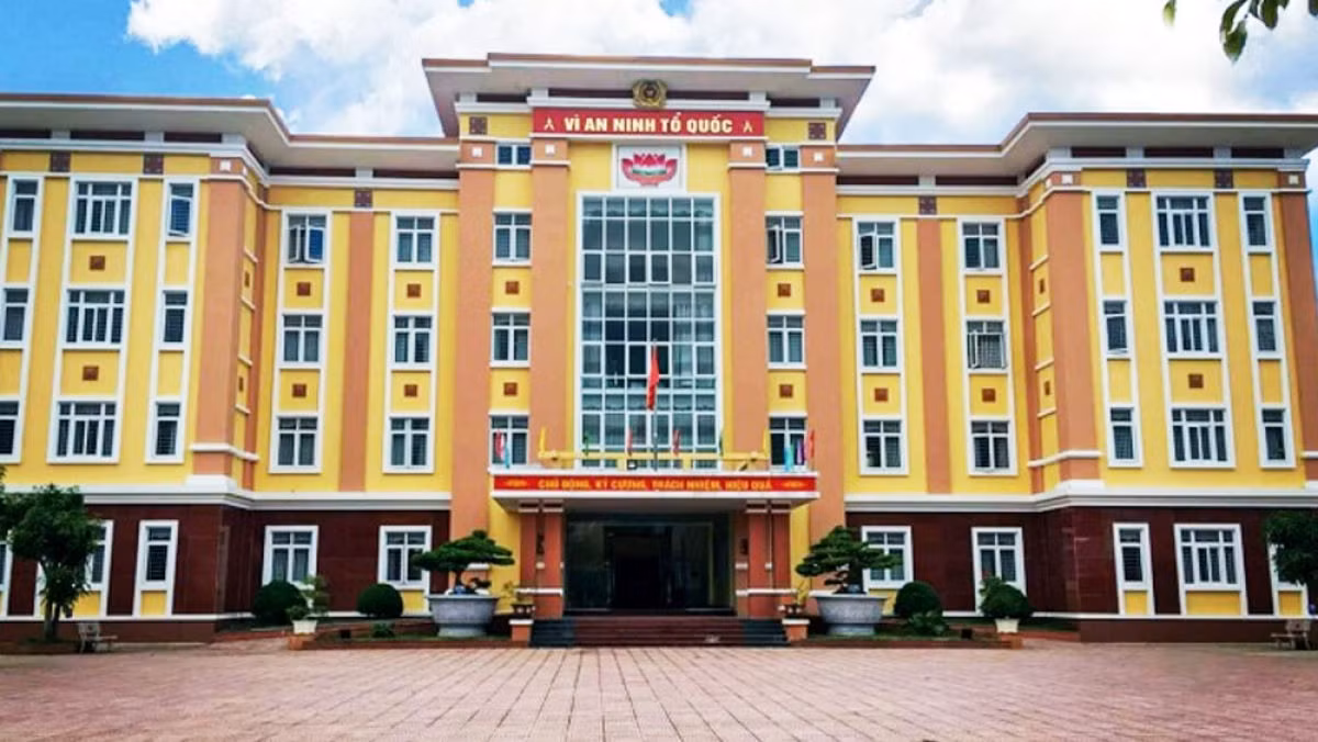 Công an tỉnh Lai Châu. Ảnh: VOV Công an tỉnh Lai Châu. Ảnh: VOV