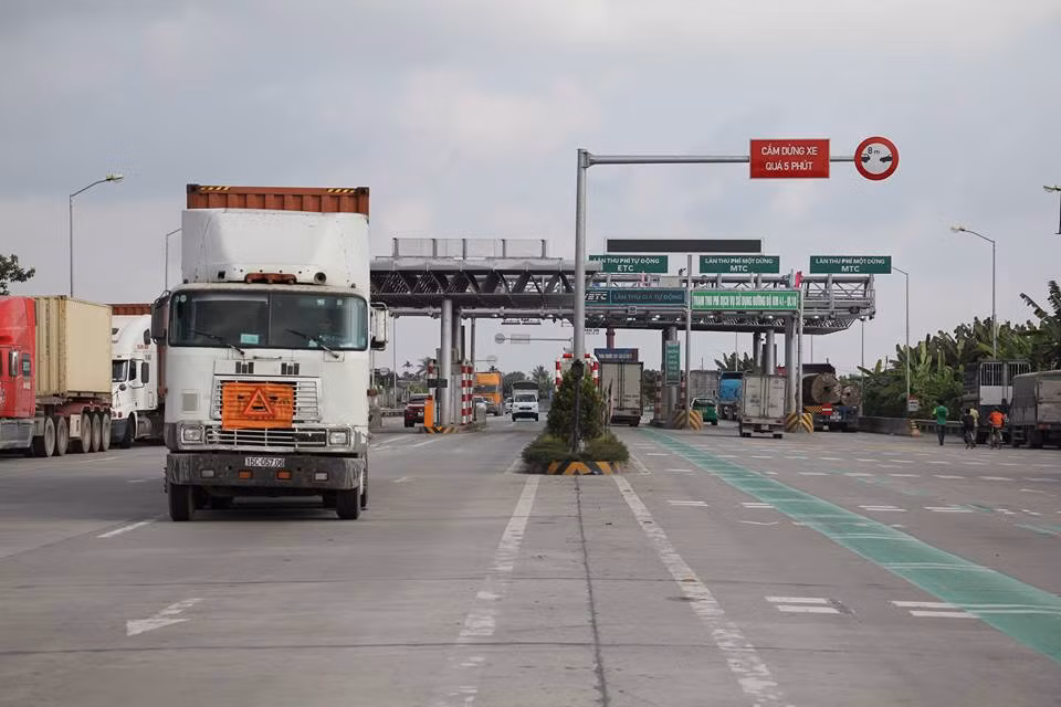 Chính thức thu phí qua trạm BOT Tiên Cựu trên quốc lộ 10, đoạn Hải Phòng-Thái Bình (Ảnh CTV)