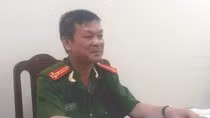 Thượng tá Cao Văn Lộc - Phó trưởng Công an quận Đống Đa (ảnh: QUỐC TOẢN).