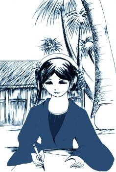 Nữ sĩ Hồ Xuân Hương (ảnh minh họa đăng trên Báo Cà Mau). Nữ sĩ Hồ Xuân Hương (ảnh minh họa đăng trên Báo Cà Mau).