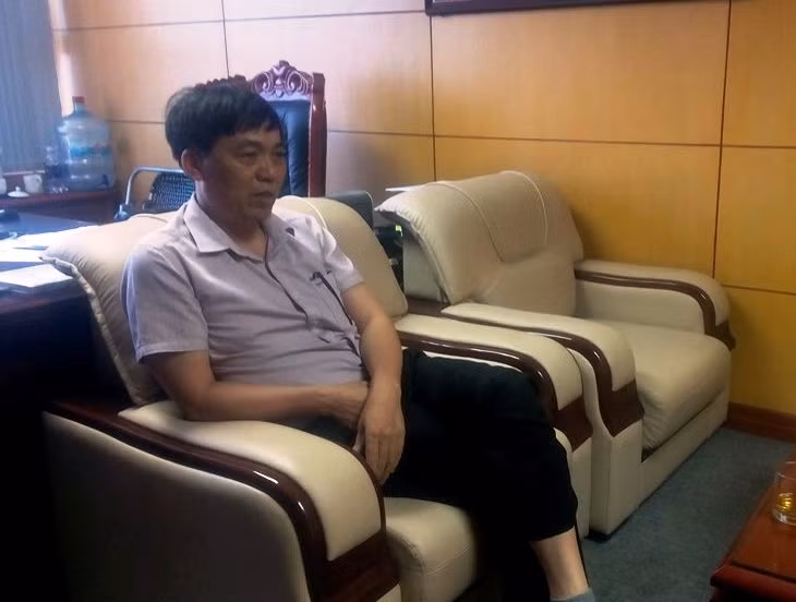 Ông Phạm Lạp, Phó Tổng giám đốc Công ty cổ phần Sông Đà 11 (ảnh: MINH CHÍ).