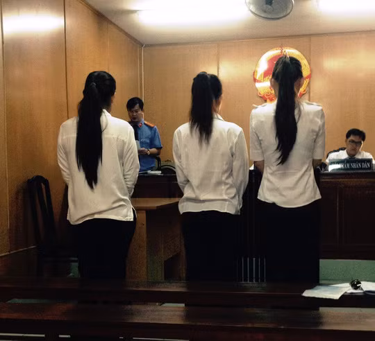 3 tú bà cùng ra tòa vì tội môi giới mại dâm.