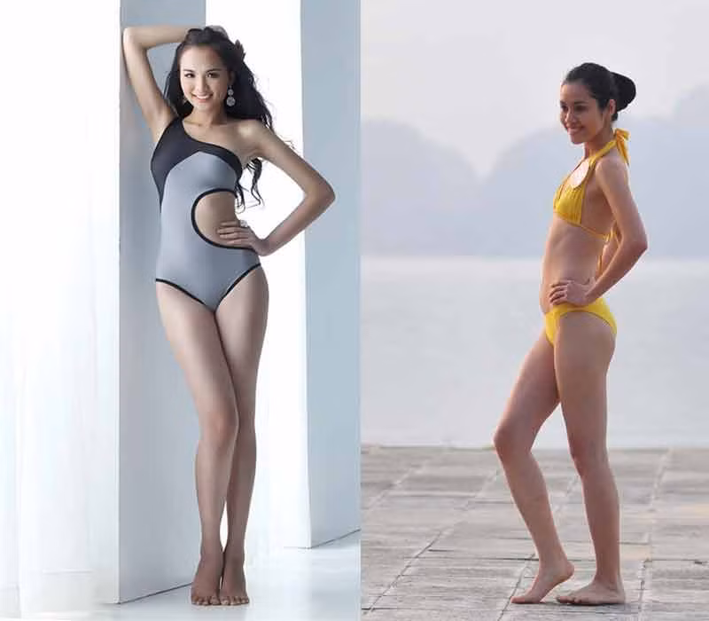 Cả Hoàng My và Diễm Hương đều có chiều cao 1,71 m. Số đo 3 vòng của Hoàng My là 85-65-89 còn của Diễm Hương là 84-61-92 Cả Hoàng My và Diễm Hương đều có chiều cao 1,71 m. Số đo 3 vòng của Hoàng My là 85-65-89 còn của Diễm Hương là 84-61-92