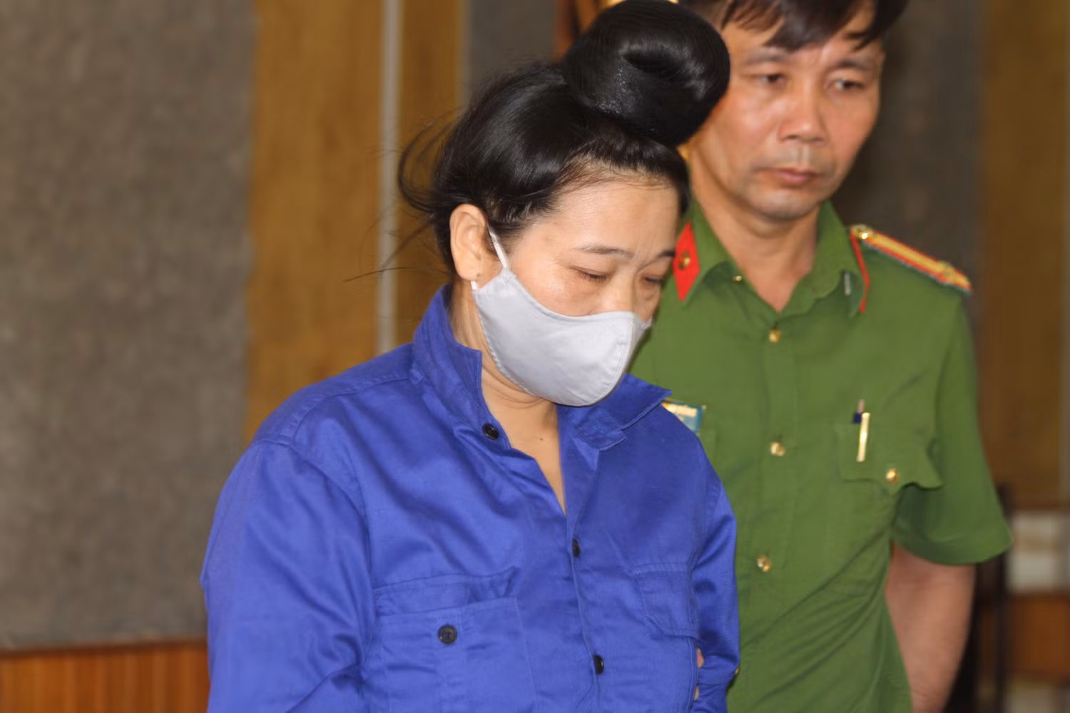 Bị cáo Lò Thị Trường. Ảnh: Vũ Phương. Bị cáo Lò Thị Trường. Ảnh: Vũ Phương.